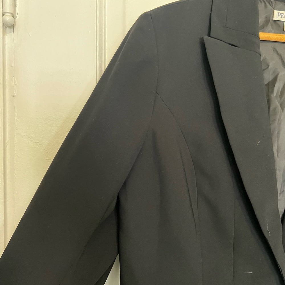Pendleton Black One Button Blazer 8 - image 5